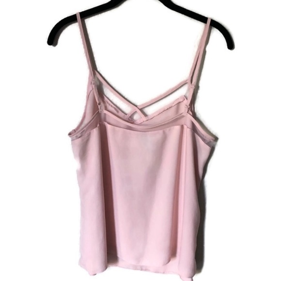 ASOS Pink flowy spaghetti strap adjustable tank - Picture 5 of 8